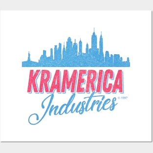 Kramerica Industries - Faded 90s Style Logo Design Posters and Art